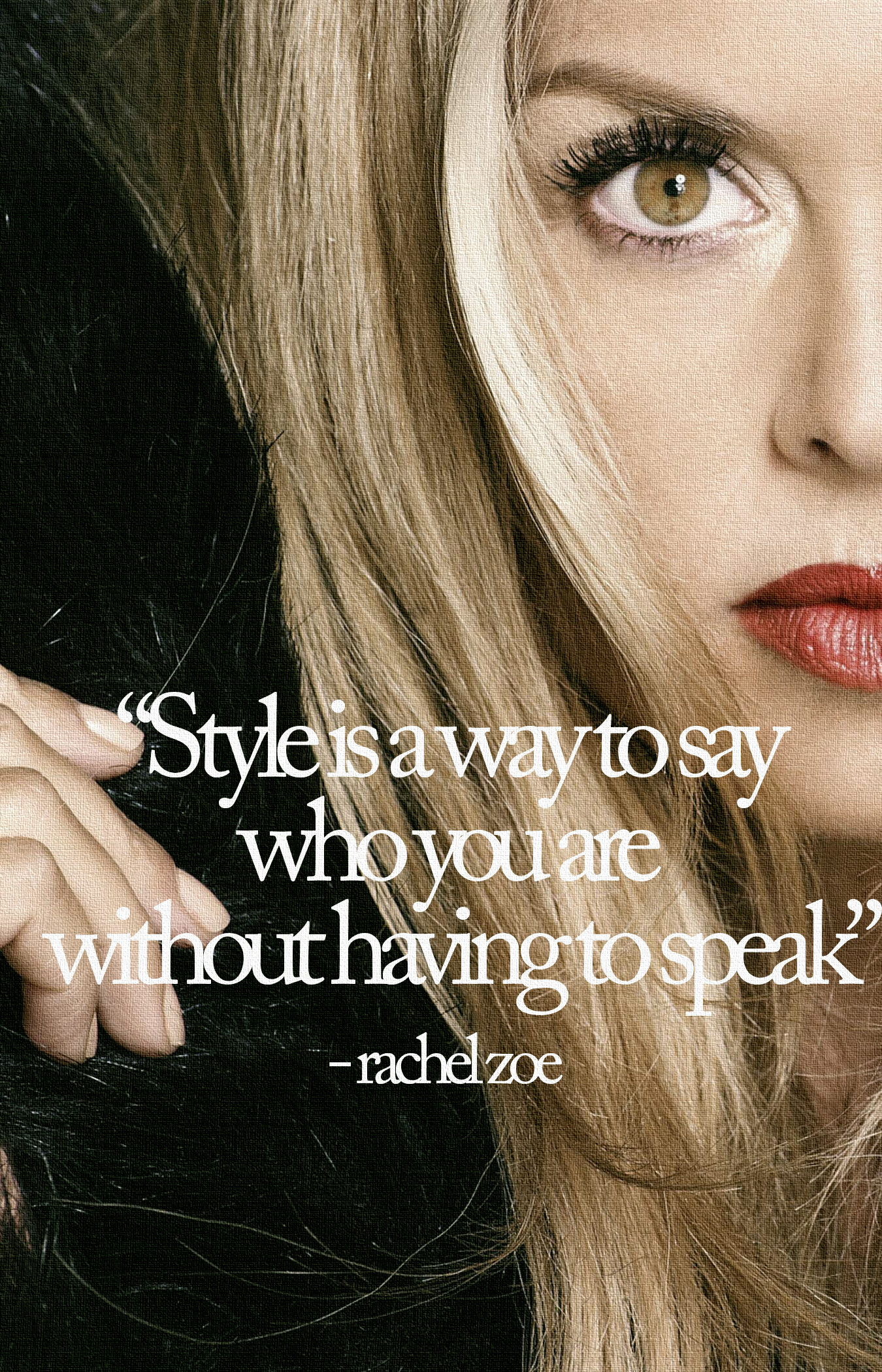 Style Icon: Rachel Zoe