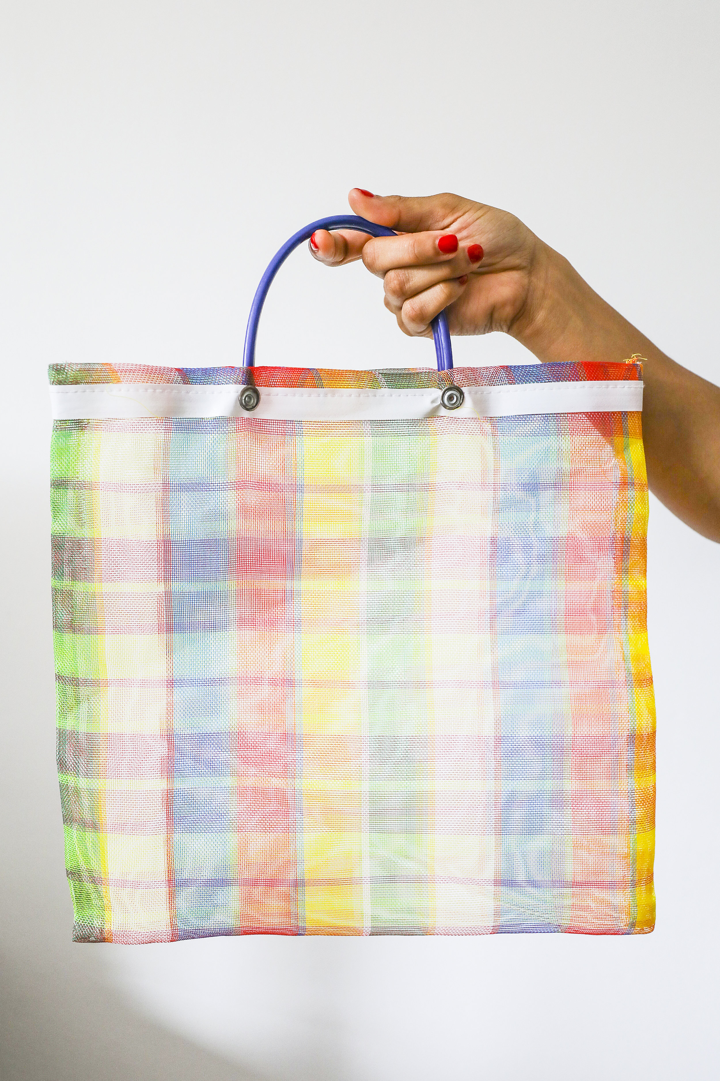 I got this tote at the Grand Hyatt Ziva in Puerto Vallarta, Mexico full of candy and first aid kits during check in .&nbsp;