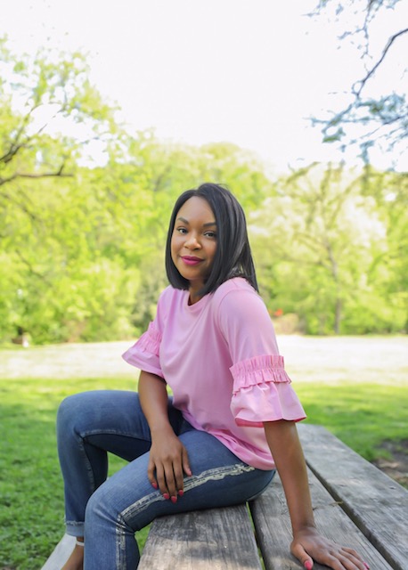 I meannnnn I'm OBSESSED with pink and ruffles, so why would I not buy this girly t-shirt?!&nbsp;