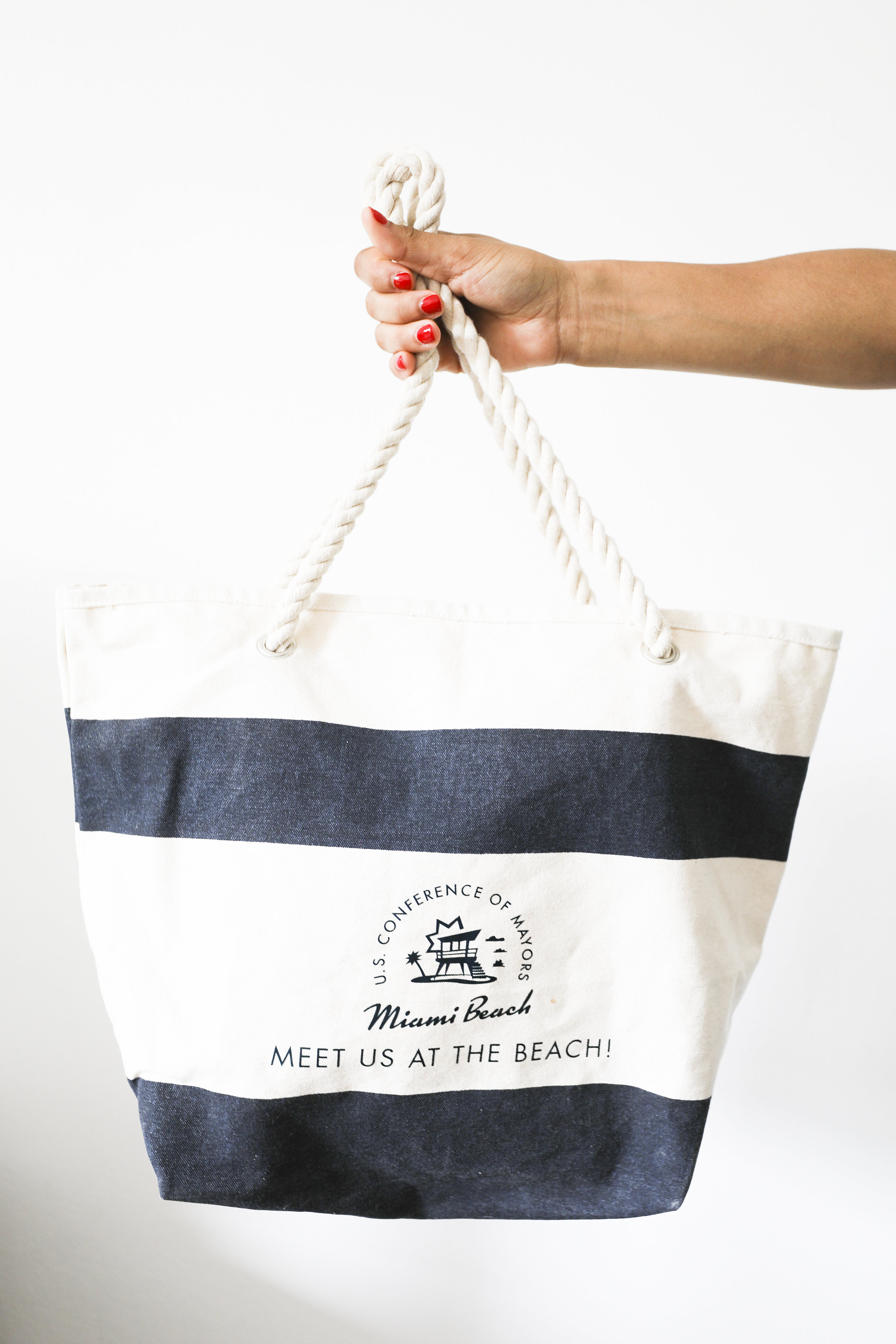 Tote from the U.S. Conference of Mayors in Miami this year