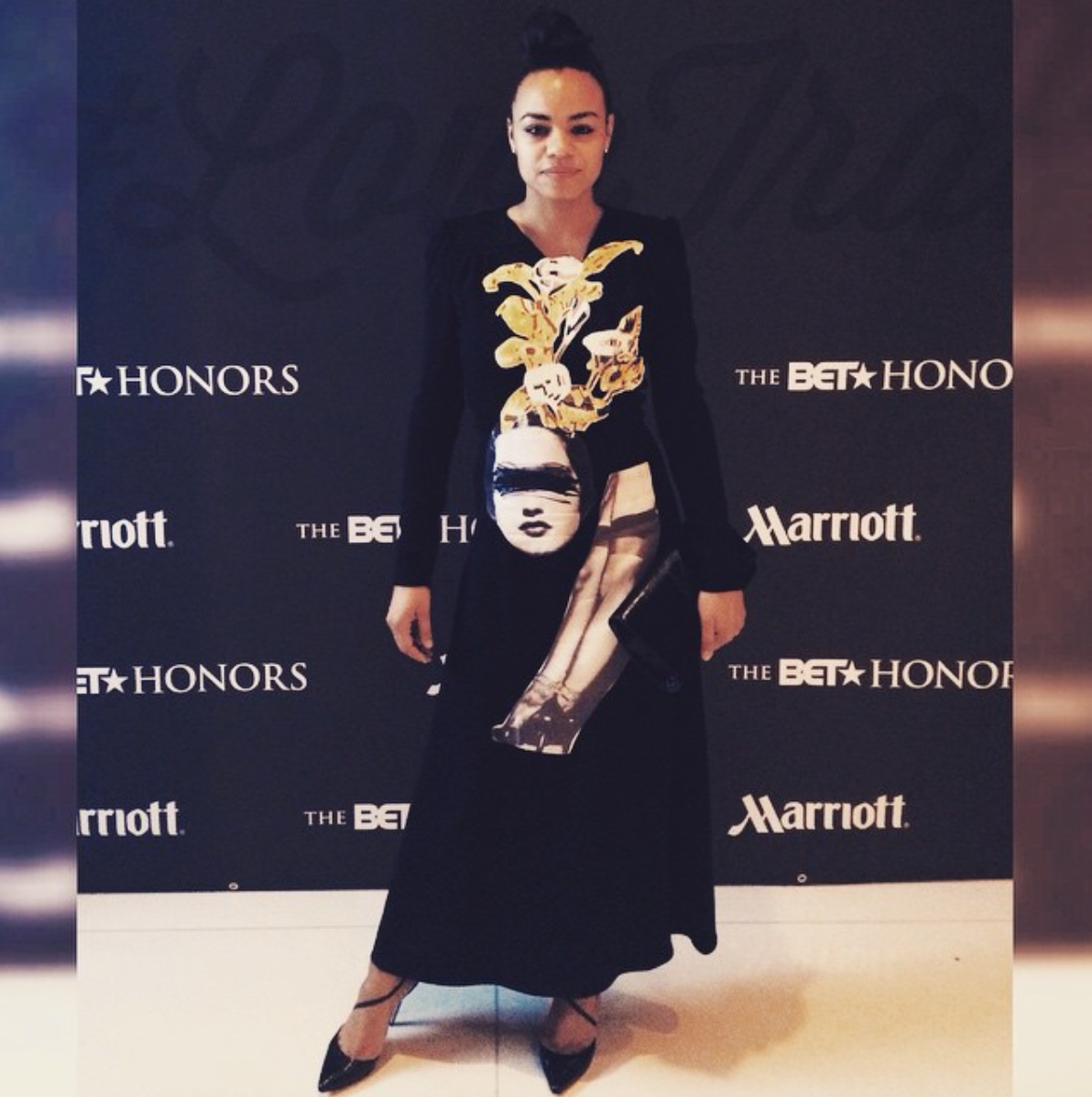 wearing: Carven dress, Alice &amp; Olivia shoes