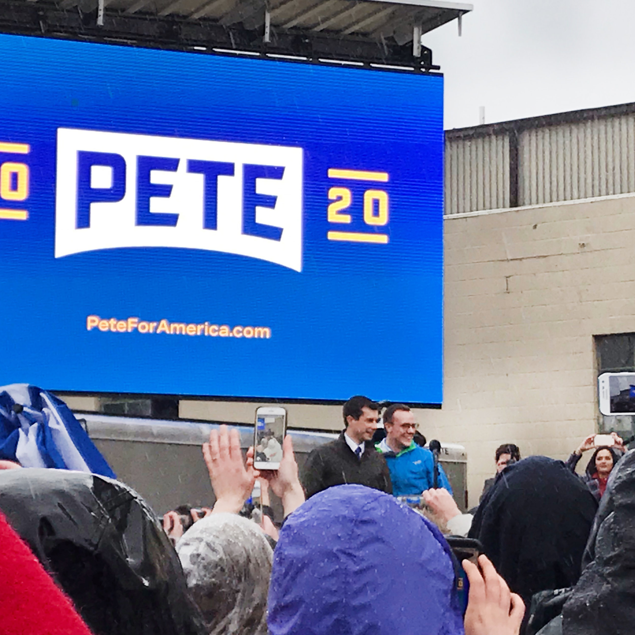 As a Hoosier, I was able to go to a rally for Pete Buttigieg’s campaign announcement.Photo by Eleanor Igwe