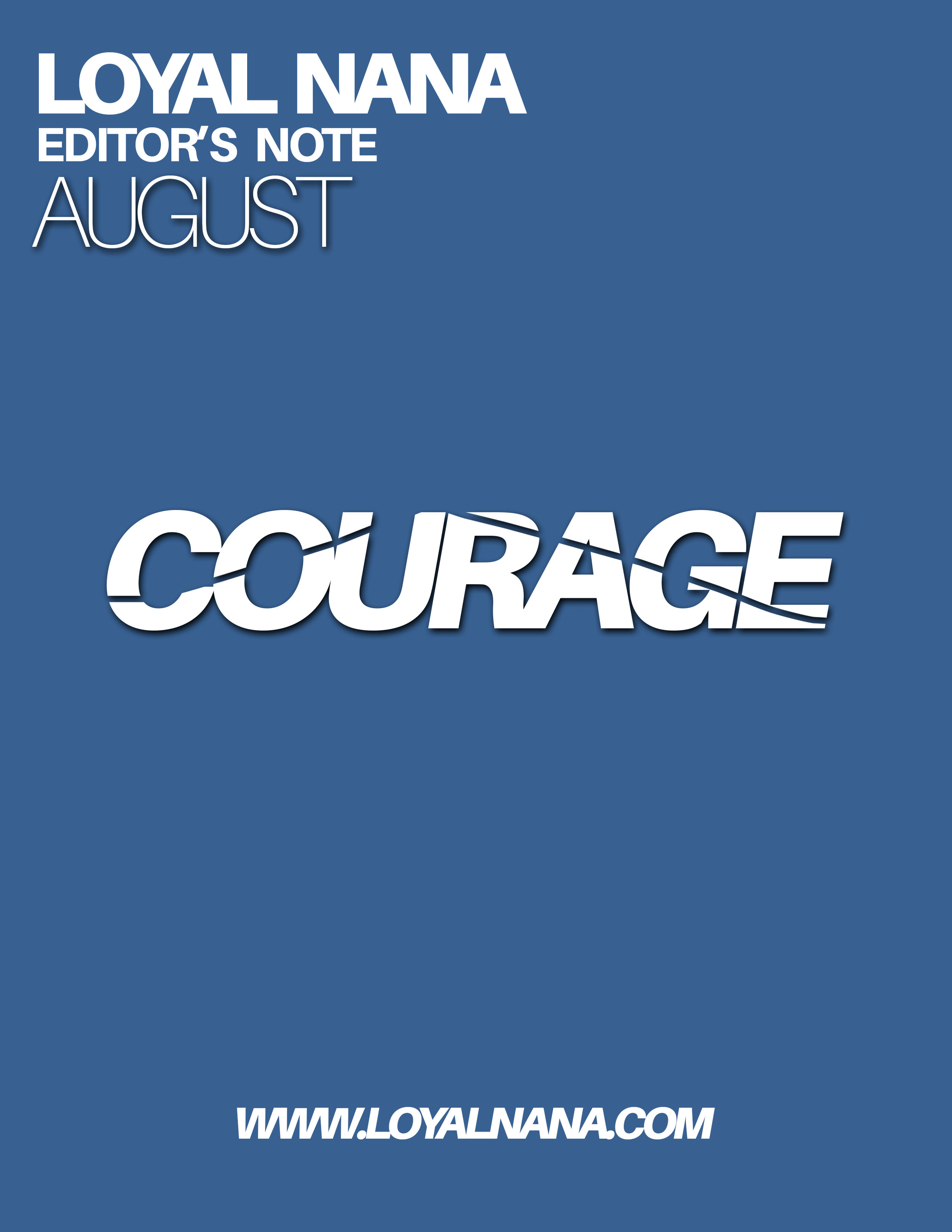 ON COURAGE