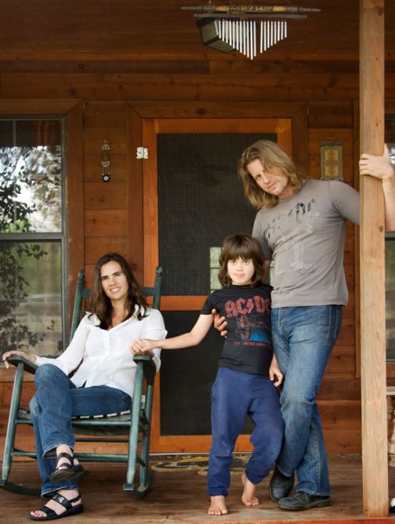 Dr. Neff with her husband Rupert and their son Rowan. Photo: The Horse Boy