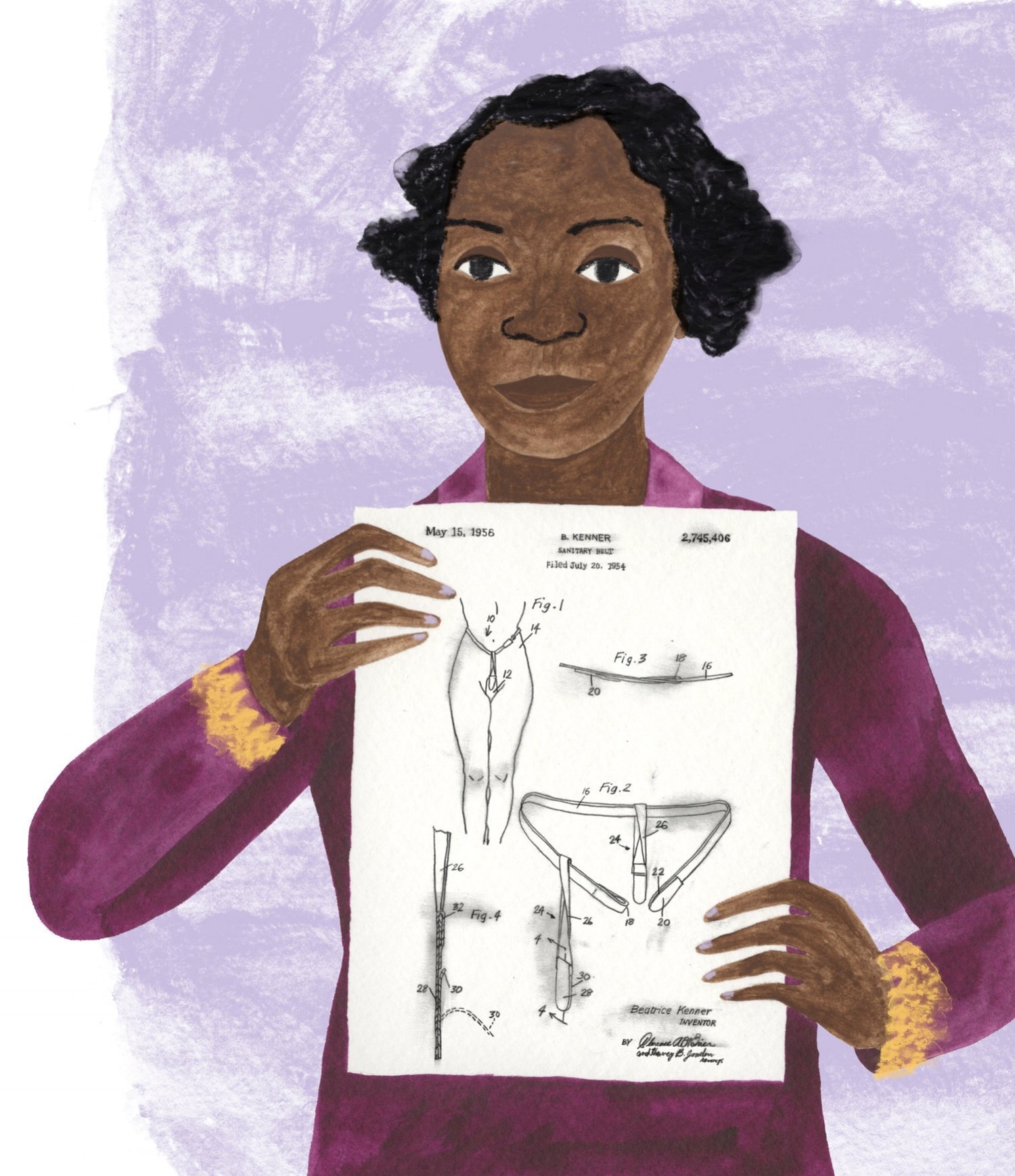 THE INVENTOR OF THE MENSTRUAL PAD