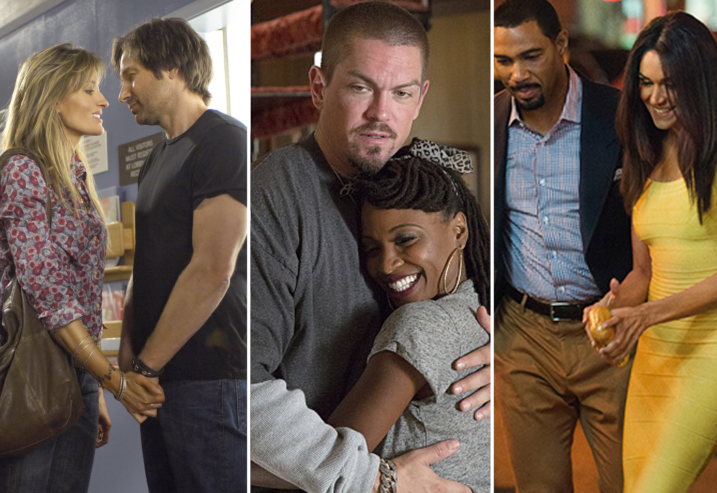 Karen &amp; Hank from Californication, Kevin &amp; V from Shameless, James &amp; Angela from Power