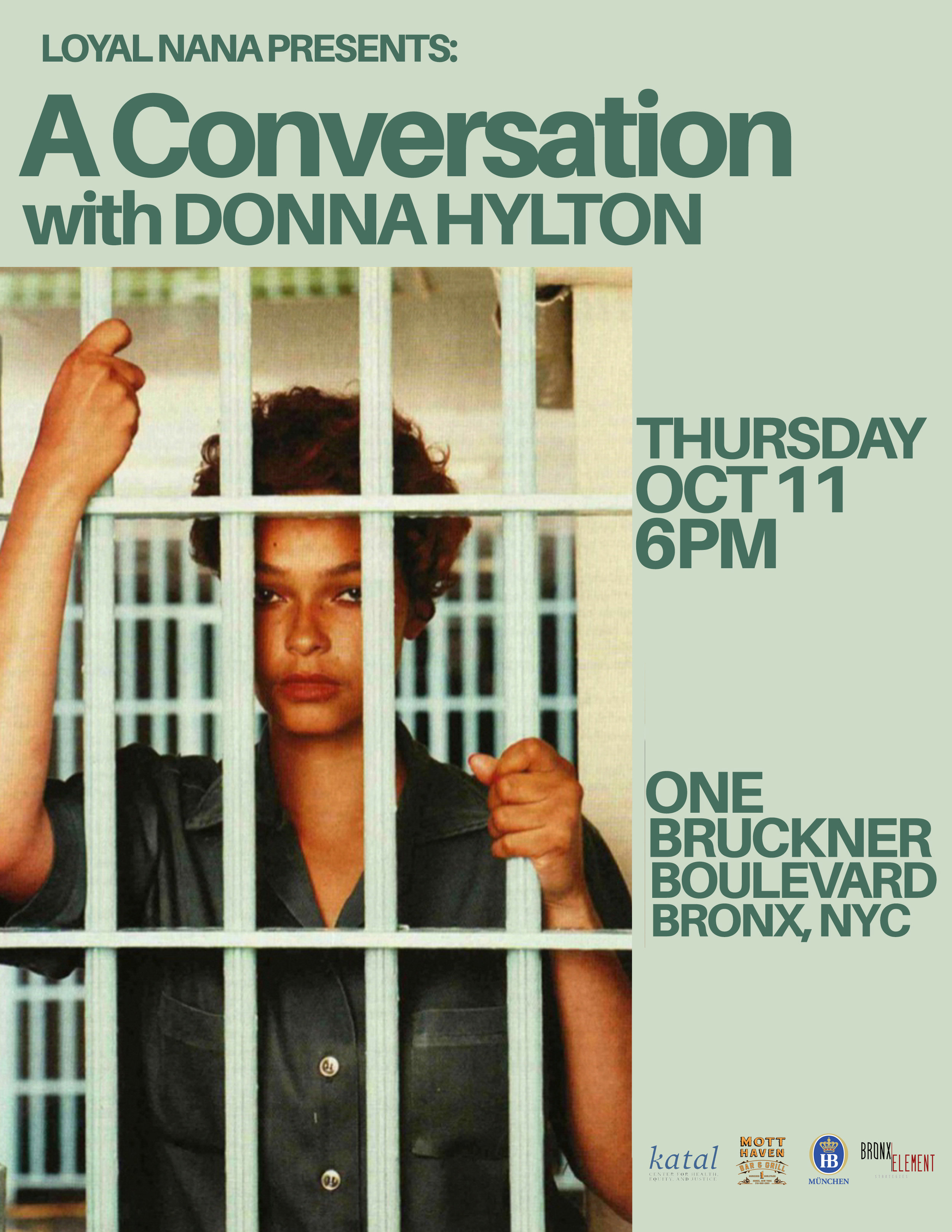 EVENT: Tete a Tete with Donna Hylton in The Bronx