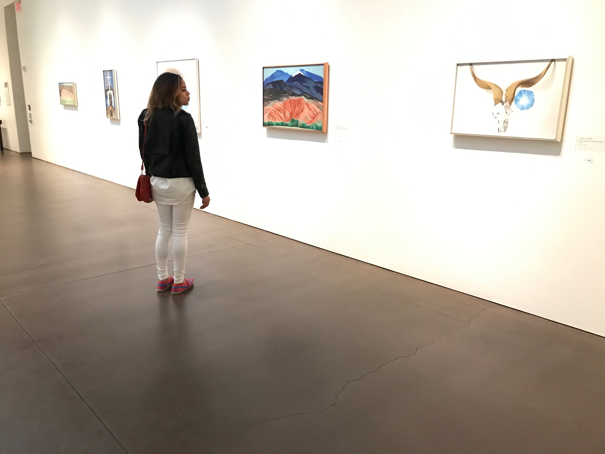 At the Georgia O'Keeffe Museum&nbsp;