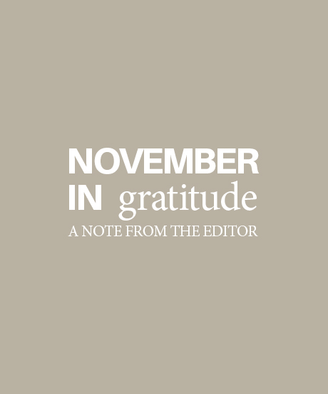 November in Gratitude